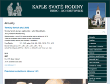 Tablet Screenshot of kaplekohoutovice.cz